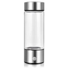 Hydrogen Water Bottle with Internal Electrolysis, One Button Control and a Rechargeable 300 ml Body