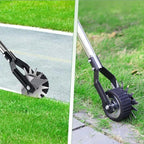 Manual Lawn Edger with Rolling Base and Adjustable Handle All Vera Mart