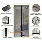 Automatic Magnetic Door Screen with Tear Resistant Mesh and Self-Closing Magnets All Vera Mart
