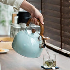 Stovetop Whistling Kettle with Automatic Boil Alert and Insulated Handle All Vera Mart