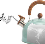 Stovetop Whistling Kettle with Automatic Boil Alert and Insulated Handle All Vera Mart
