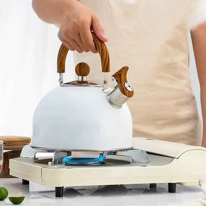 Stovetop Whistling Kettle with Automatic Boil Alert and Insulated Handle All Vera Mart