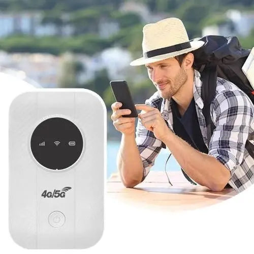 Mobile WiFi Hotspot with 5G Support and 150 Mbps Speed, Compact Portable Design All Vera Mart