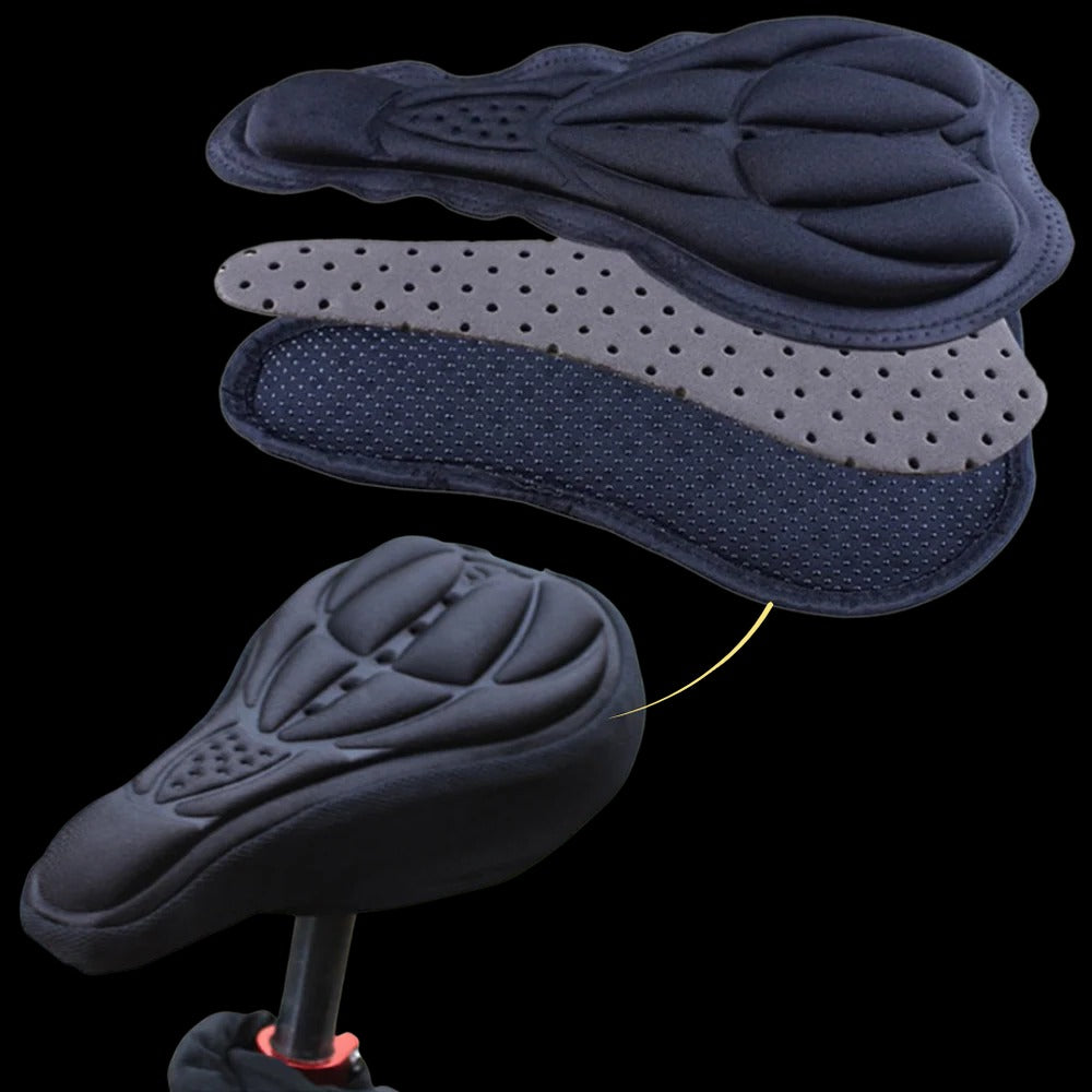 Gel Padded Bicycle Saddle Cover with Ventilation Hole and Drawstring All Vera Mart