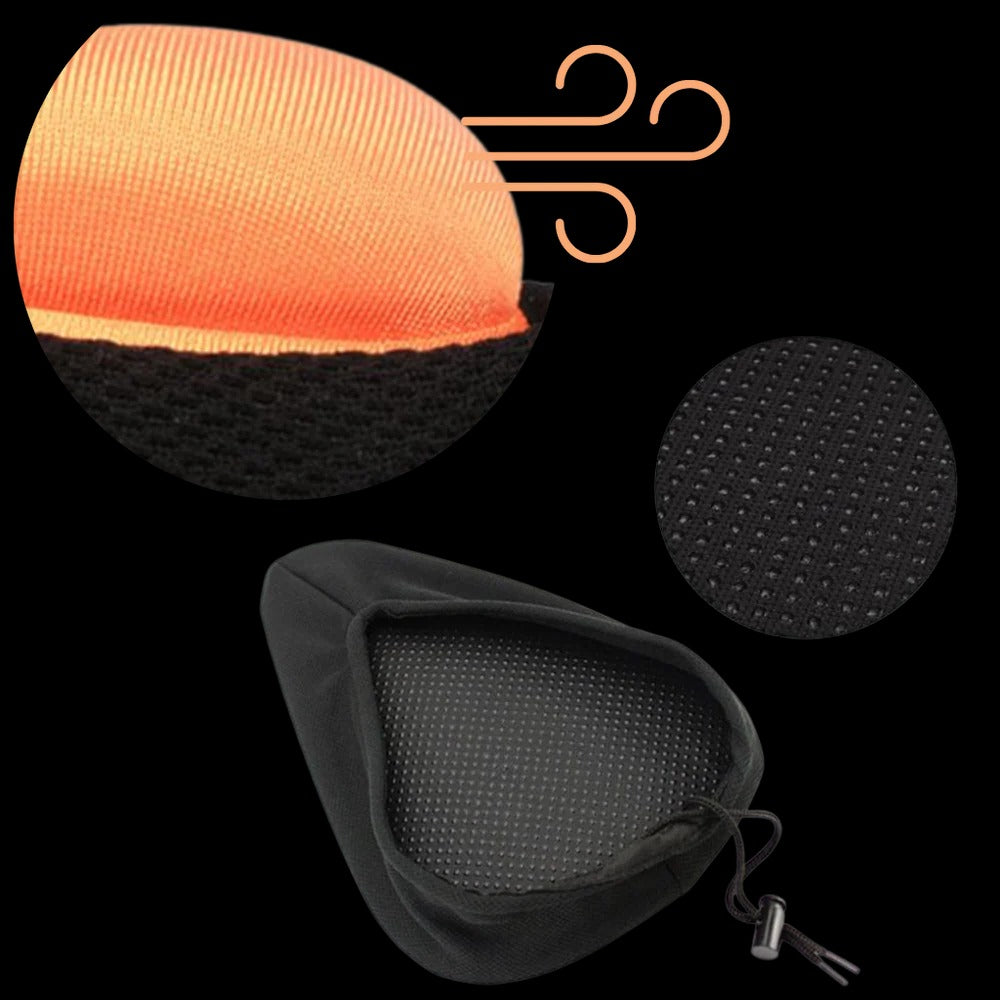 Gel Padded Bicycle Saddle Cover with Ventilation Hole and Drawstring All Vera Mart