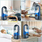 Portable Bladeless Air Cooler with Quiet Operation and Multiple Fan Speeds, Compact Design All Vera Mart
