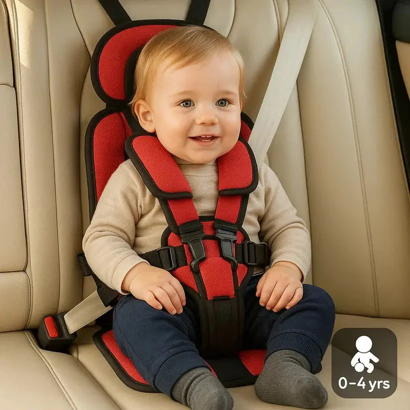 Portable Booster Seat with Five-Point Harness and Removable Machine-Washable Cover All Vera Mart