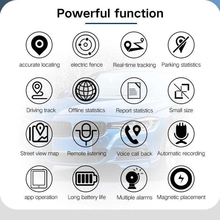 Mini GPS Tracker with 4G LTE and 30-Day Battery, Weather-Resistant Magnetic Design All Vera Mart