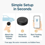 Mini GPS Tracker with 4G LTE and 30-Day Battery, Weather-Resistant Magnetic Design All Vera Mart