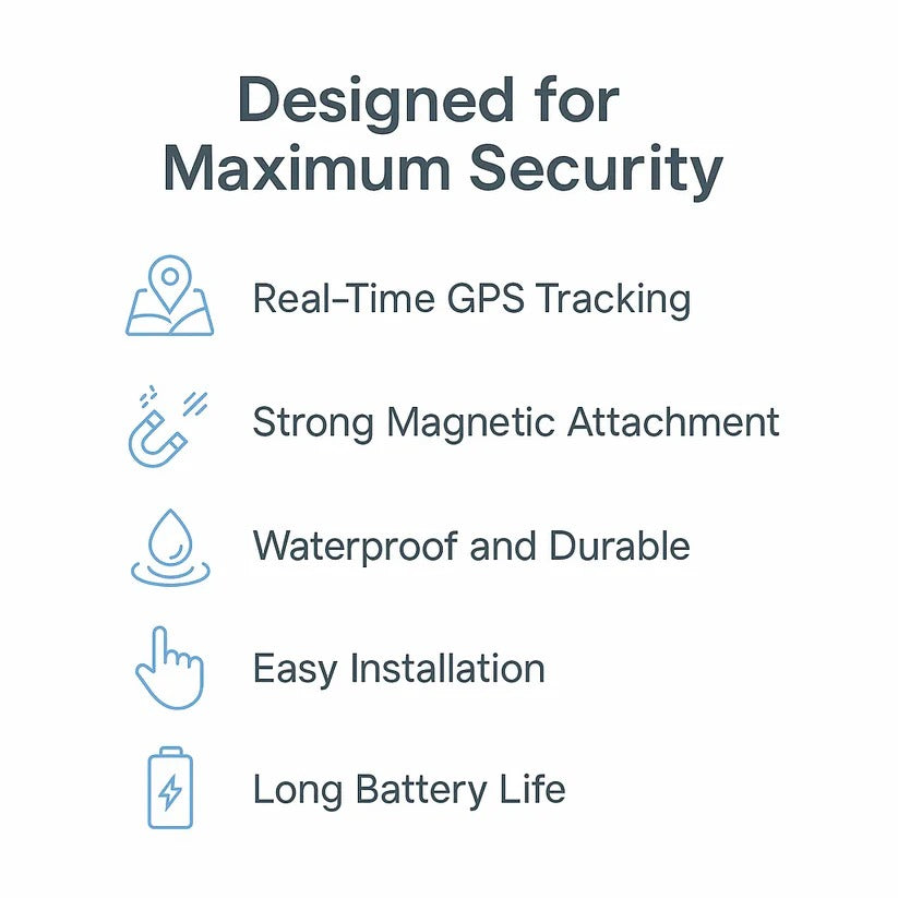 Mini GPS Tracker with 4G LTE and 30-Day Battery, Weather-Resistant Magnetic Design All Vera Mart