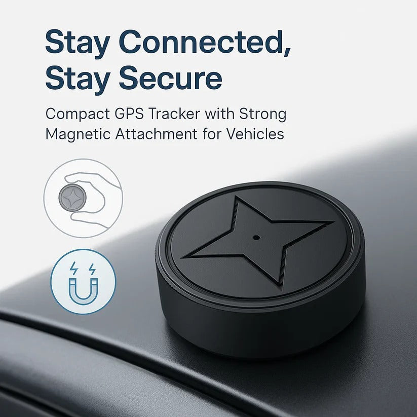 Mini GPS Tracker with 4G LTE and 30-Day Battery, Weather-Resistant Magnetic Design All Vera Mart
