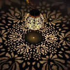 Solar Pendant Light with Remote Control and Adjustable Brightness, Weather Resistant LED All Vera Mart