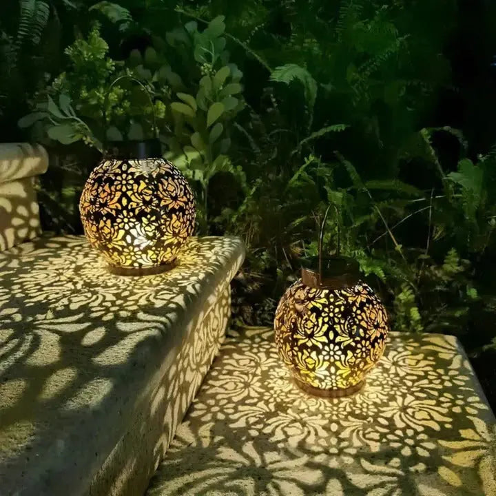 Solar Pendant Light with Remote Control and Adjustable Brightness, Weather Resistant LED All Vera Mart