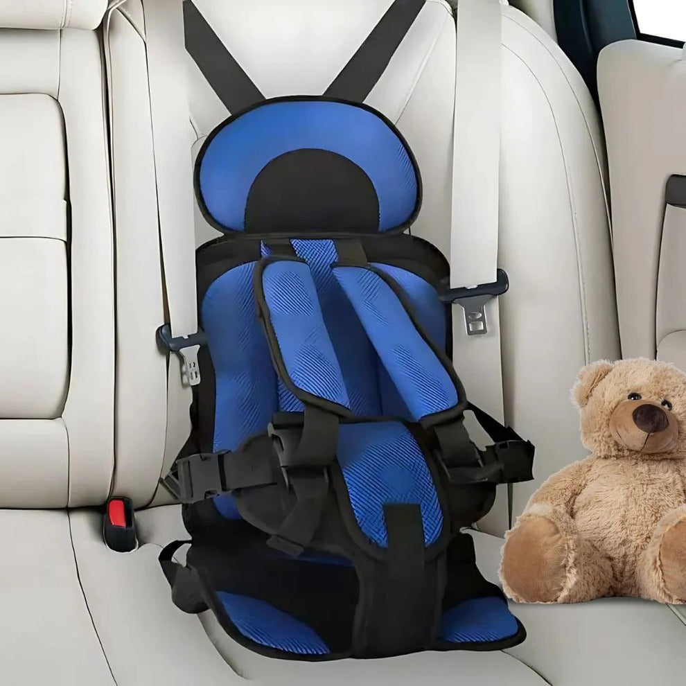 Booster Car Seat Cushion with Five Point Harness and Breathable Mesh All Vera Mart