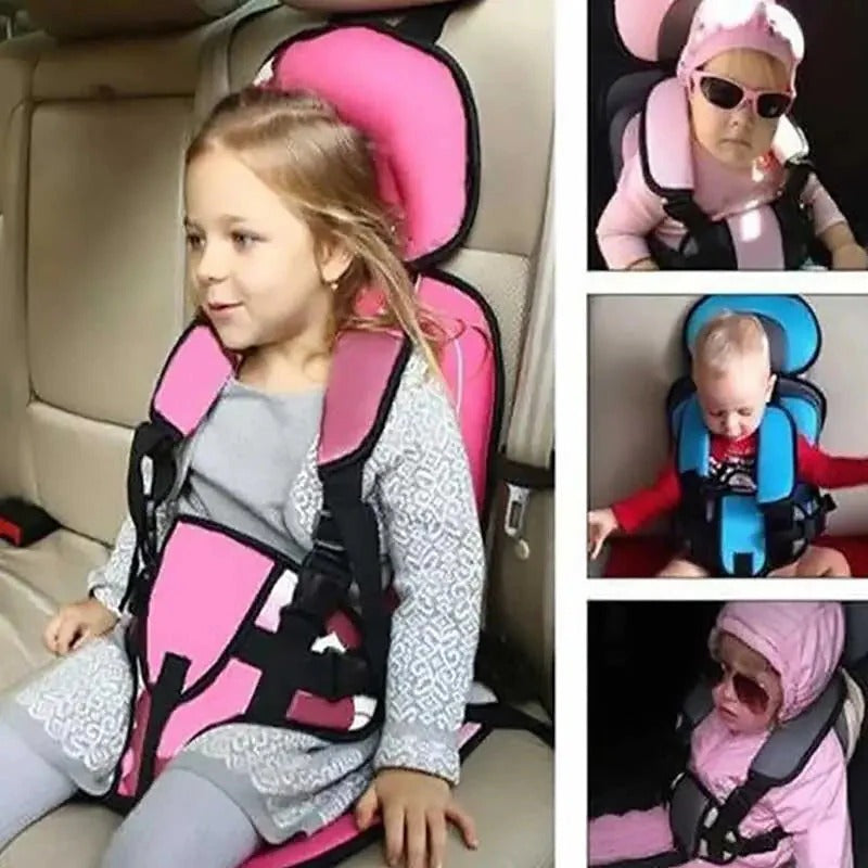 Booster Car Seat Cushion with Five Point Harness and Breathable Mesh All Vera Mart