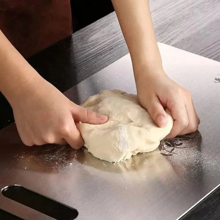 Cutting Board with Titanium Composite Nonporous Surface and Hanging Slot, Slim Profile All Vera Mart