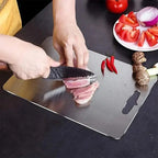 Cutting Board with Titanium Composite Nonporous Surface and Hanging Slot, Slim Profile All Vera Mart