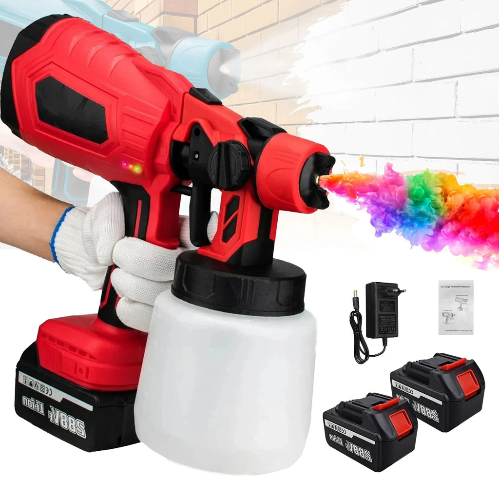 Battery-Powered Paint Sprayer with Adjustable Flow Control and Multiple Spray Patterns All Vera Mart