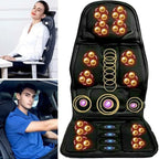 Vibrating Massage Seat Pad with Memory Foam and Dual Power Adapters, 8 Modes All Vera Mart