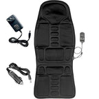 Vibrating Massage Seat Pad with Memory Foam and Dual Power Adapters, 8 Modes All Vera Mart