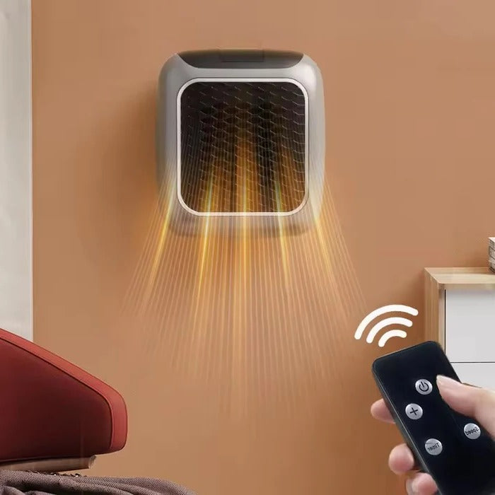 Ceramic Wall Heater with Digital Timer and Overheat Protection, 800W All Vera Mart