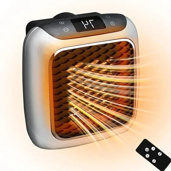 Ceramic Wall Heater with Digital Timer and Overheat Protection, 800W All Vera Mart