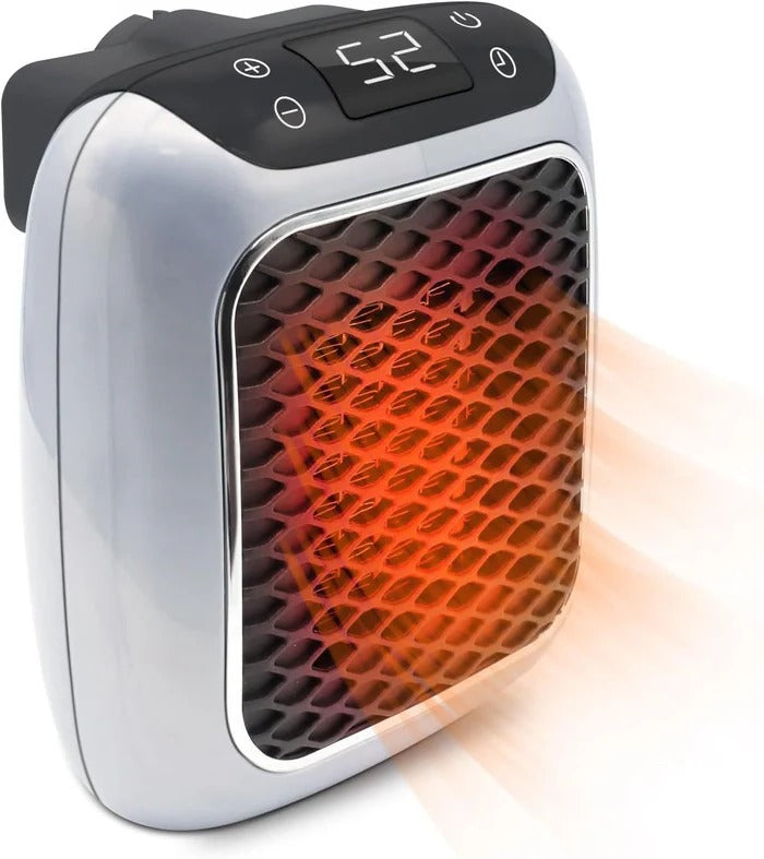 Ceramic Wall Heater with Digital Timer and Overheat Protection, 800W All Vera Mart