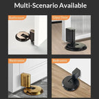 Adjustable Door Stopper with Locking Mechanism and Dual Mounting, Fits Up to 0.98 in Gap All Vera Mart
