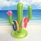 Pool Ring Toss Game with Inflatable Cactus and 6 Rings All Vera Mart