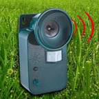 Ultrasonic Animal Repeller with Adjustable Frequency and Motion Sensor, 5,000 Sqft All Vera Mart