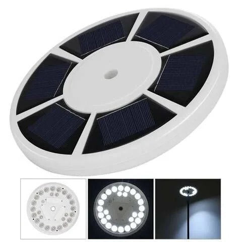 Solar LED Flagpole Light with Automatic Dusk Sensor and 700 Lumens, 12-Hour Runtime All Vera Mart