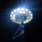 Solar LED Flagpole Light with Automatic Dusk Sensor and 700 Lumens, 12-Hour Runtime All Vera Mart