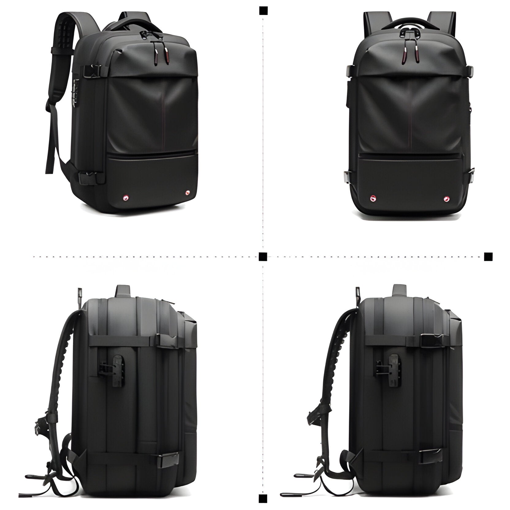 Travel Rucksack with Wet Dry Compartments and Compression Straps All Vera Mart