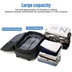 Travel Rucksack with Wet Dry Compartments and Compression Straps All Vera Mart