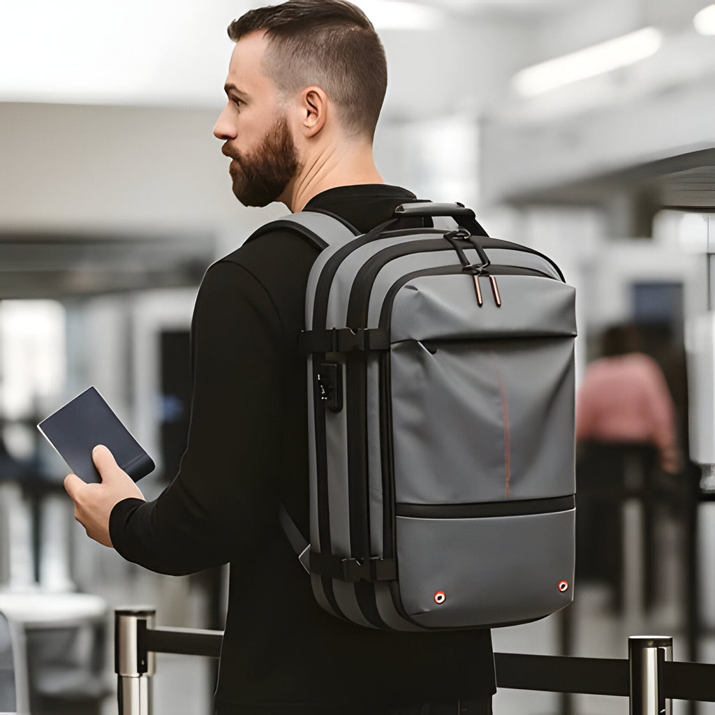 Travel Rucksack with Wet Dry Compartments and Compression Straps All Vera Mart