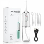 Water Flosser with Pressurized Cleaning and Three Modes, Four Nozzles All Vera Mart