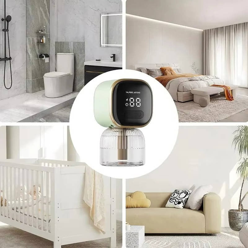 Mosquito Repellent Diffuser with Digital Timer and Night Light Display for Bedrooms All Vera Mart