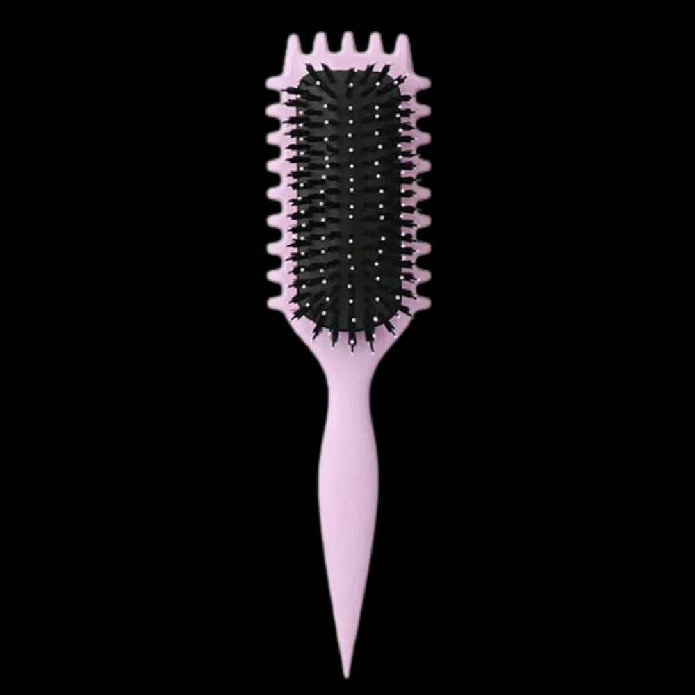 Wide Bristle Curl Brush with Heat Resistant Design and Ergonomic Handle All Vera Mart