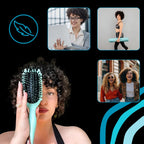 Wide Bristle Curl Brush with Heat Resistant Design and Ergonomic Handle All Vera Mart