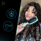 Wide Bristle Curl Brush with Heat Resistant Design and Ergonomic Handle All Vera Mart