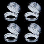 Stove Knob Safety Covers with Hinged Design and Clear Visibility, 4-Pack All Vera Mart