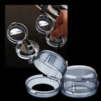 Stove Knob Safety Covers with Hinged Design and Clear Visibility, 4-Pack All Vera Mart