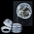 Stove Knob Safety Covers with Hinged Design and Clear Visibility, 4-Pack All Vera Mart