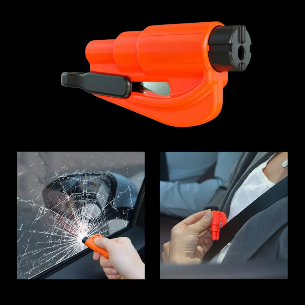 Car Emergency Tool with Window Breaker and Seatbelt Cutter All Vera Mart