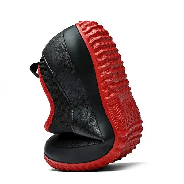 Slip-On Waterproof Work Shoes with Non-Slip Rubber Outsole and Cushioned Insole All Vera Mart
