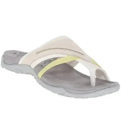 Women's Arch Support Sandals with Memory Foam and Lightweight Wedge, Rubber Outsole All Vera Mart