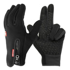 Touchscreen Winter Gloves with Triple-Layer Insulation and Anti-Slip Palm, Zippered Cuff All Vera Mart
