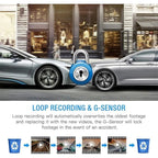 Dual Dash Cam with Front and Rear 1080P Recording and Collision Detection All Vera Mart