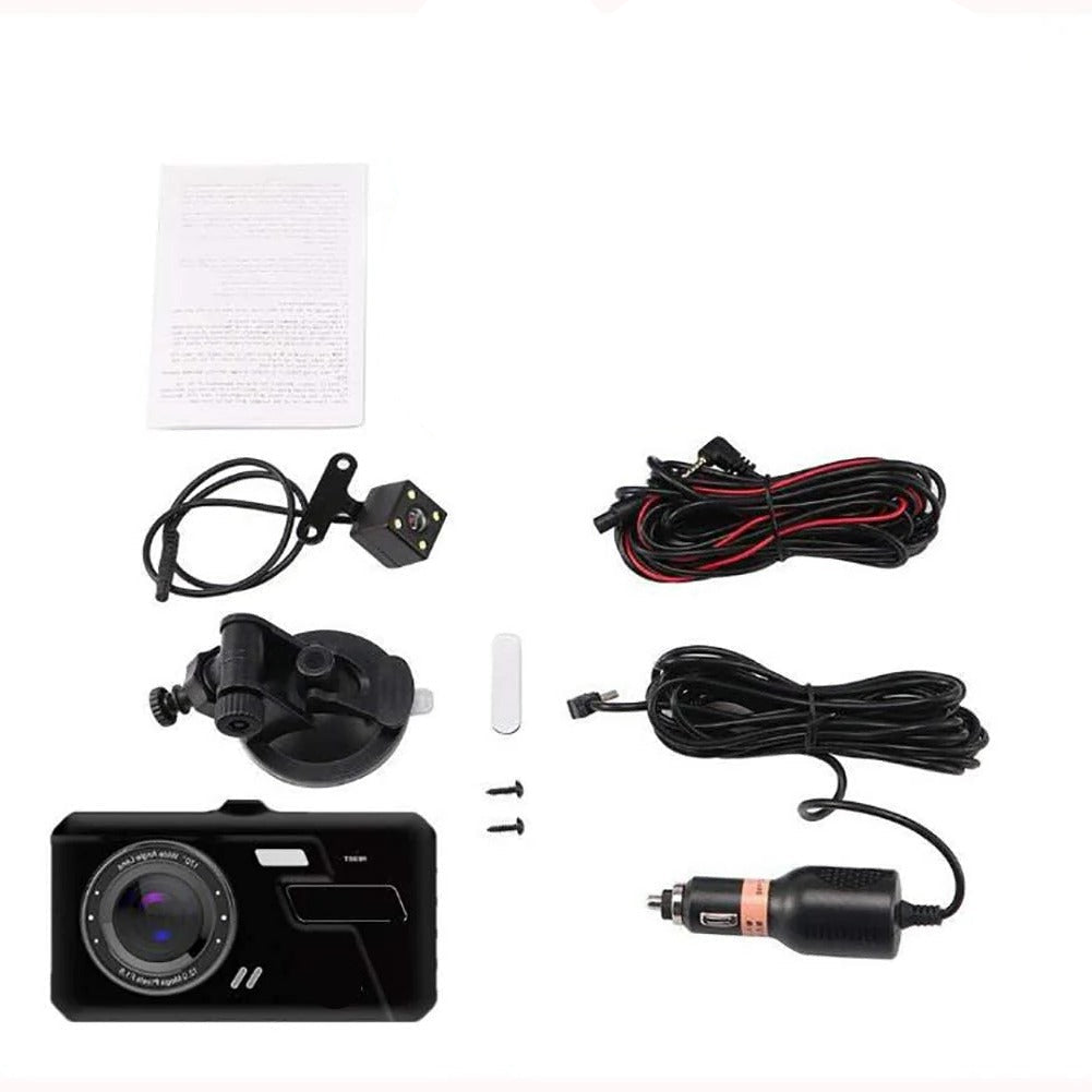 Dual Dash Cam with Front and Rear 1080P Recording and Collision Detection All Vera Mart