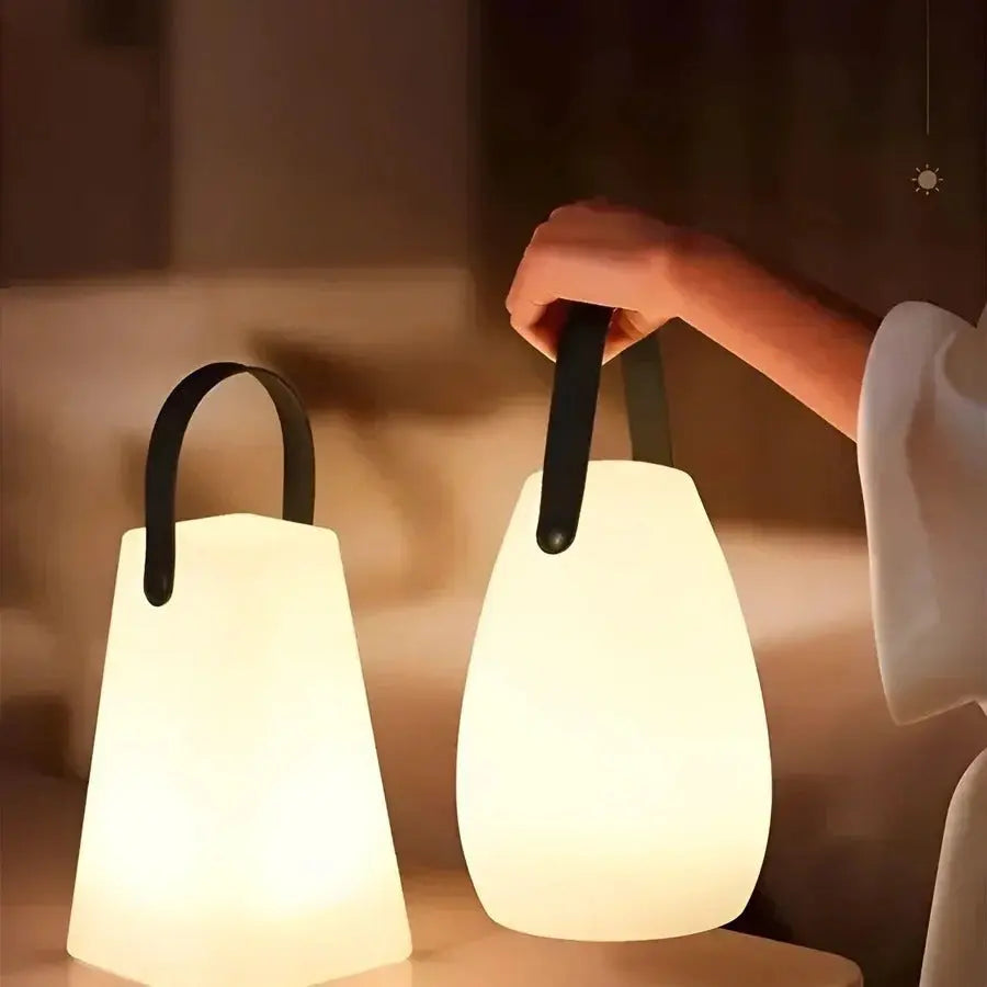 Cordless LED Table Lamp with Waterproof Seal and Touch Controls, USB-C Rechargeable All Vera Mart